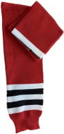 Hejduk Socks JR red-black-white, HS24 - Hockey Socks