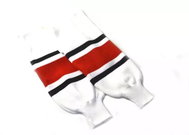 Hejduk Socks SR white-red-black, HS24 - Hockey Socks