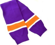 Hejduk Socks SR purple-orange-white, HS24 - Hockey Socks