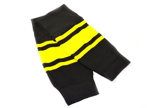 Hejduk Socks YTH black-yellow, children, HS24 - Hockey Socks - Main image