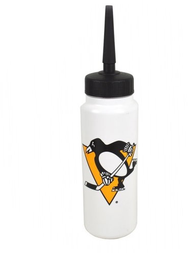 InGlasCo Hockey bottle with NHL Pittsburgh Penguins logo, HS25 - Drinking Bottle - Main image