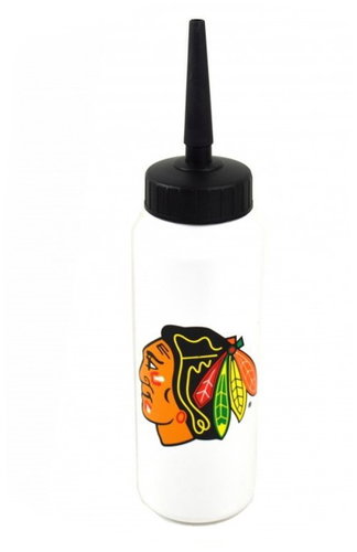 InGlasCo Hockey bottle with NHL Chicago Blackhawks logo, HS25 - Drinking Bottle - Main image