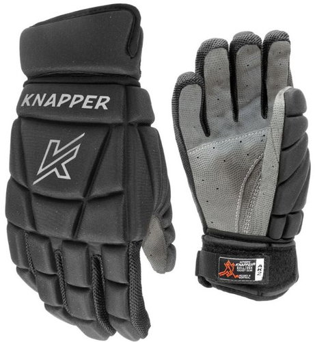 Knapper Hockey gloves AK2 YTH children's, black, 9", HS23 - Ball Hockey Gloves - Main image