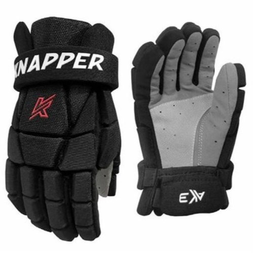 Knapper Hockey gloves AK3 S24 SR black, 14", HS25 - Ball Hockey Gloves - Main image