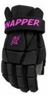 Knapper Hockey gloves AK3 S24 SR black-pink, 14", HS25 - Ball Hockey Gloves