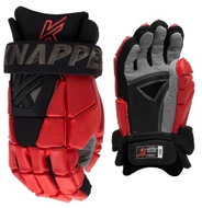 Knapper Hokejbalové rukavice AK5 SR červená, 14", HS23 - Ball Hockey Gloves