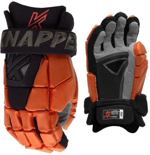 Knapper Hockey gloves AK5 SR orange, 13", HS23 - Ball Hockey Gloves - Main image