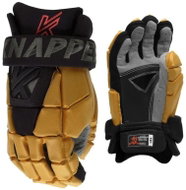 Knapper Hokejbalové rukavice AK5 SR zlatá, 13", HS23 - Ball Hockey Gloves