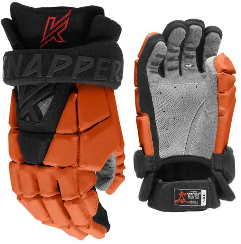 Knapper Hockey gloves AK7 SR orange, 15", HS25 - Ball Hockey Gloves - Main image