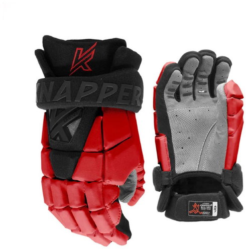 Knapper Hockey gloves AK7 SR red, 14", HS25 - Ball Hockey Gloves - Main image