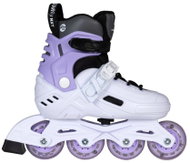 Powerslide Khaan Junior NXT White ADJ 4×, 64, 27-30, PS24 - Roller Skates