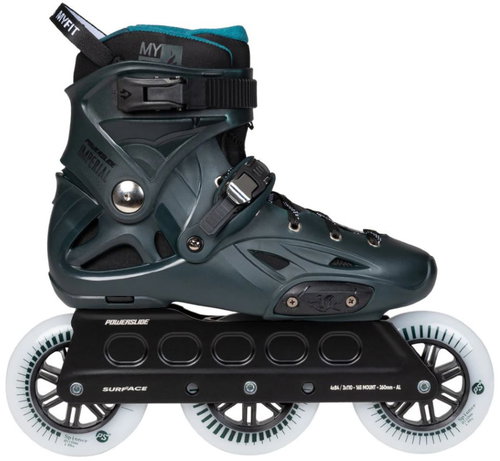 Powerslide Imperial Darkteal 110 3x, 110, 41-42, PS24 - Roller Skates - Main image