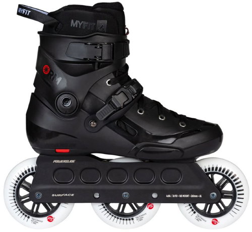 Powerslide Storm Black 110 3x, 110, 37-38, PS24 - Roller Skates - Main image