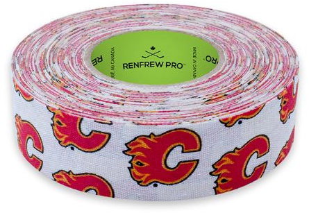RenFrew NHL Calgary Flames tape, 18 m × 24 mm, HS25 - Hockey Tape - Main image