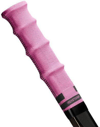RocketGrip Fabric Grip end cap pink, HS25 - Hockey Stick Butt End - Main image