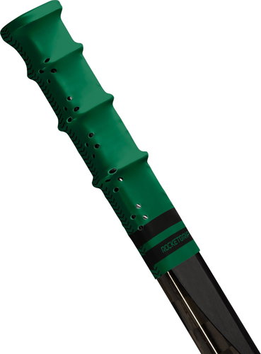 RocketGrip Hole colour Grip Green-Black, HS25 - Hockey Stick Butt End - Main image