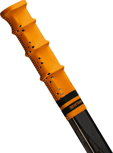 RocketGrip Hole colour Grip Orange-Black, HS25 - Hockey Stick Butt End - Main image