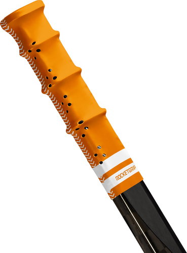 RocketGrip Hole colour Grip orange-white, HS25 - Hockey Stick Butt End - Main image