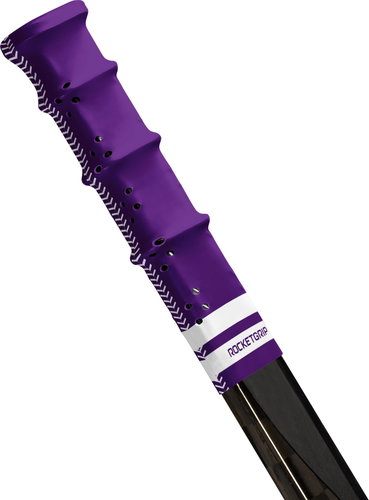 RocketGrip Hole colour Grip Purple, HS25 - Hockey Stick Butt End - Main image
