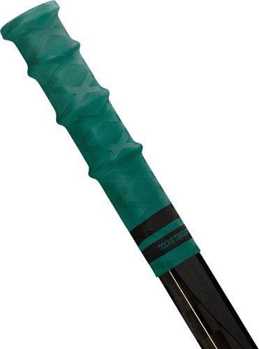 RocketGrip Tip Rubber Ultra Grip green-black, Intermediate-HS25 - Hockey Stick Butt End - Main image