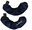 Premium Knife Protector dark blue, children's, WW25