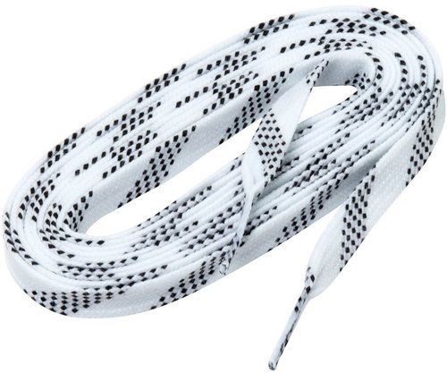 Winnwell Waxed shoelaces white, 96", WW24 - Shoe Laces - Main image