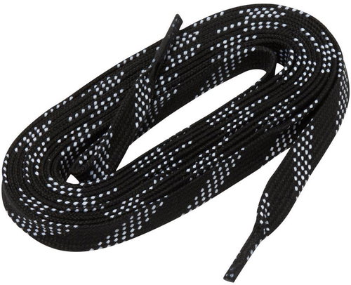 Winnwell Waxed shoelaces black, 130", WW24 - Shoe Laces - Main image