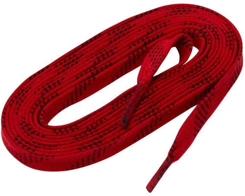 Winnwell Waxed shoelaces red, 63", WW24 - Shoe Laces - Main image