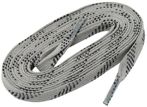 Winnwell Waxed shoelaces grey, 108", WW24 - Shoe Laces - Main image