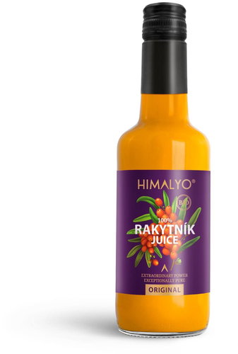 Himalyo Sea buckthorn Original 100% BIO juice, 350 ml - Plant-based Drink - Main image