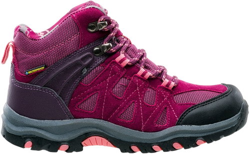 Hi-Tec Kaori Mid WP JRG, Dark Purple/Purple/Pink, size EU 32/204.5mm - Trekking Shoes - Main image