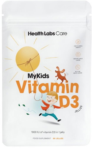 Health Labs Care My Kids Vitamin D3 - jelly candies without added sugar, 60 pcs - Vitamin D3 - Main image