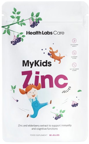 Health Labs Care My Kids Zinc - jelly candies without added sugar, 60 pcs - Zinc - Main image