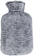H&L Hot Water Bottle with Soft Fur 1.75L, grey - Warming Pad