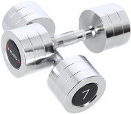 Chrome plated dumbbells HMS CHD07 2 x 7 kg - Dumbell