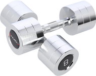 Chrome plated dumbbells HMS CHD08 2 x 8 kg - Dumbell