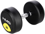 HMS HG Pro 20 kg rubberized one-handed dumbbell - Dumbell