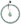Green hula hoop with weights, magnets and counter HHM15