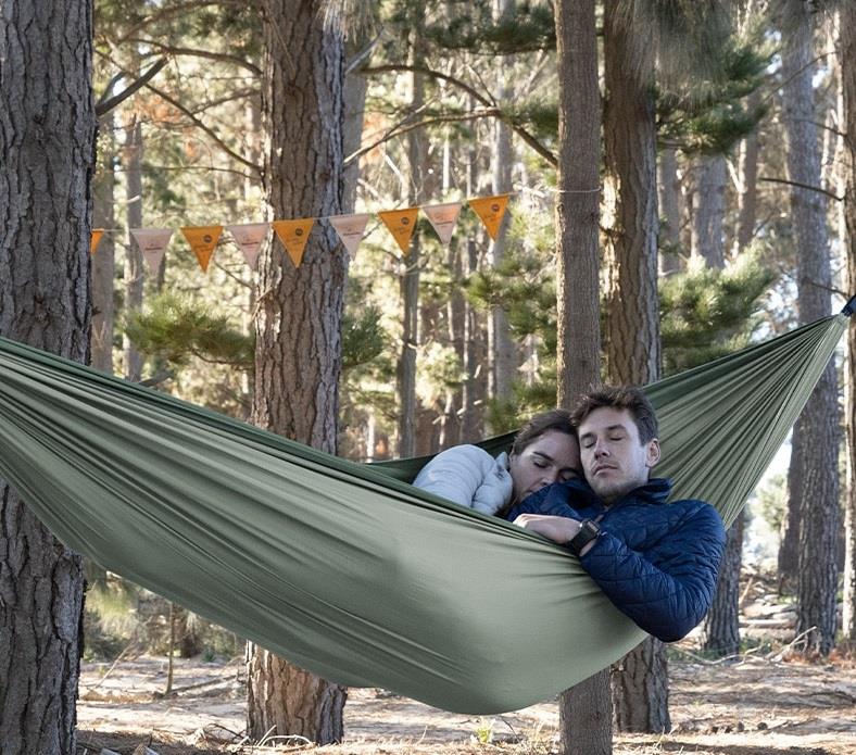 Naturehike hammock with attachment straps for 2 persons 690 g green Hamaka Alza.cz