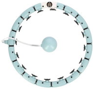 FH07 zelená masážní hula hoop obruč se závažím a počítadlem HMS - Hula Hoop