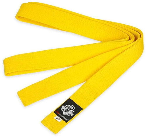 DBX BUSHIDO OBI-Y 240 cm yellow kimono belt - Kimono Belt - Main image
