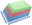 One Fitness MP10 green-blue-red protective puzzle mat