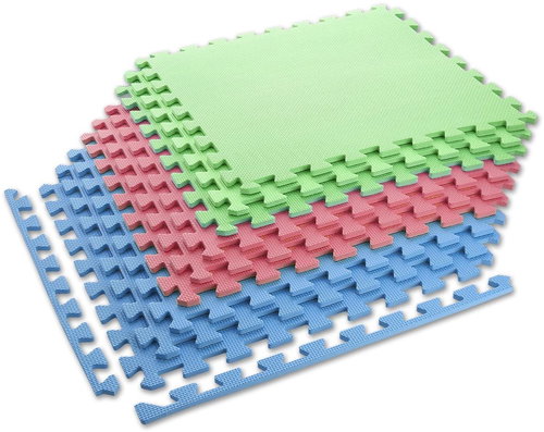 One Fitness MP10 green-blue-red protective puzzle mat - Damping Pad - Main image