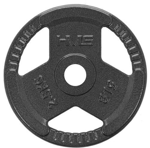 HMS Kettlebell with Handle Hammertone THM02 2.5kg Anthracite - Gym Weight - Main image
