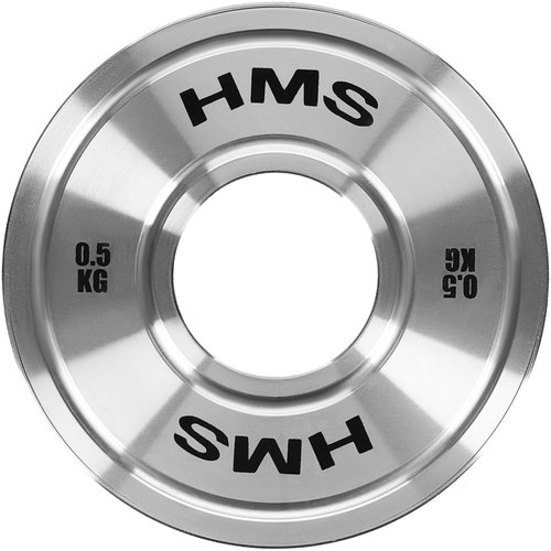 HMS Steel Olympic disc TOS05 0,5 kg - Gym Weight - Main image