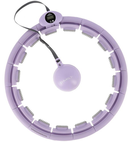 HHW09 purple massage hula hoop with weights and counter HMS - Hula Hoop - Main image