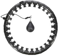 HHW12 plus size čierna masážna hula hop obruč so závažím HMS - Hula Hoop