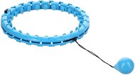 FH01 Modrá masážní hula hoop obruč se závažím home - Hula Hoop