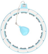 FH06 modrá hula hoop obruč se závažím a počítadlem - Hula Hoop