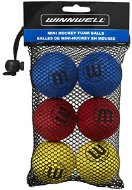 Winnwell Balónek Pěnové barevné (6pack), Mix - Hokejbalový míček